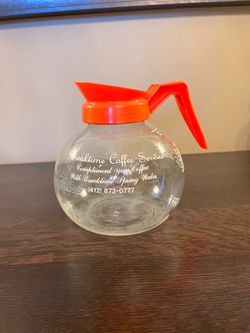 Vintage Commercial Glass Coffee Pot Breakline Coffee Pittsburgh