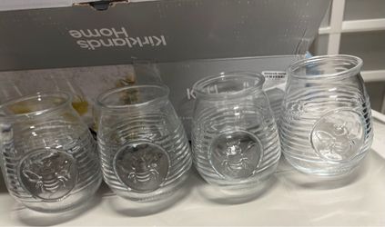 Kirkland’s Honey Bee Stemless Wine Glasses – Set of 4 – $10