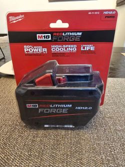 Milwaukee battery forged 12AH