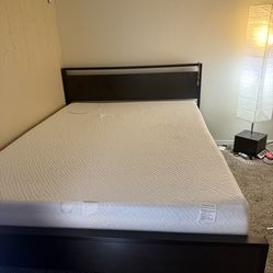 Clean Mattress + Solid Bed Frame