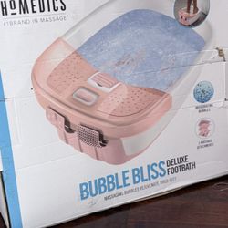 Homemedics Bubble Bliss Foot Bath