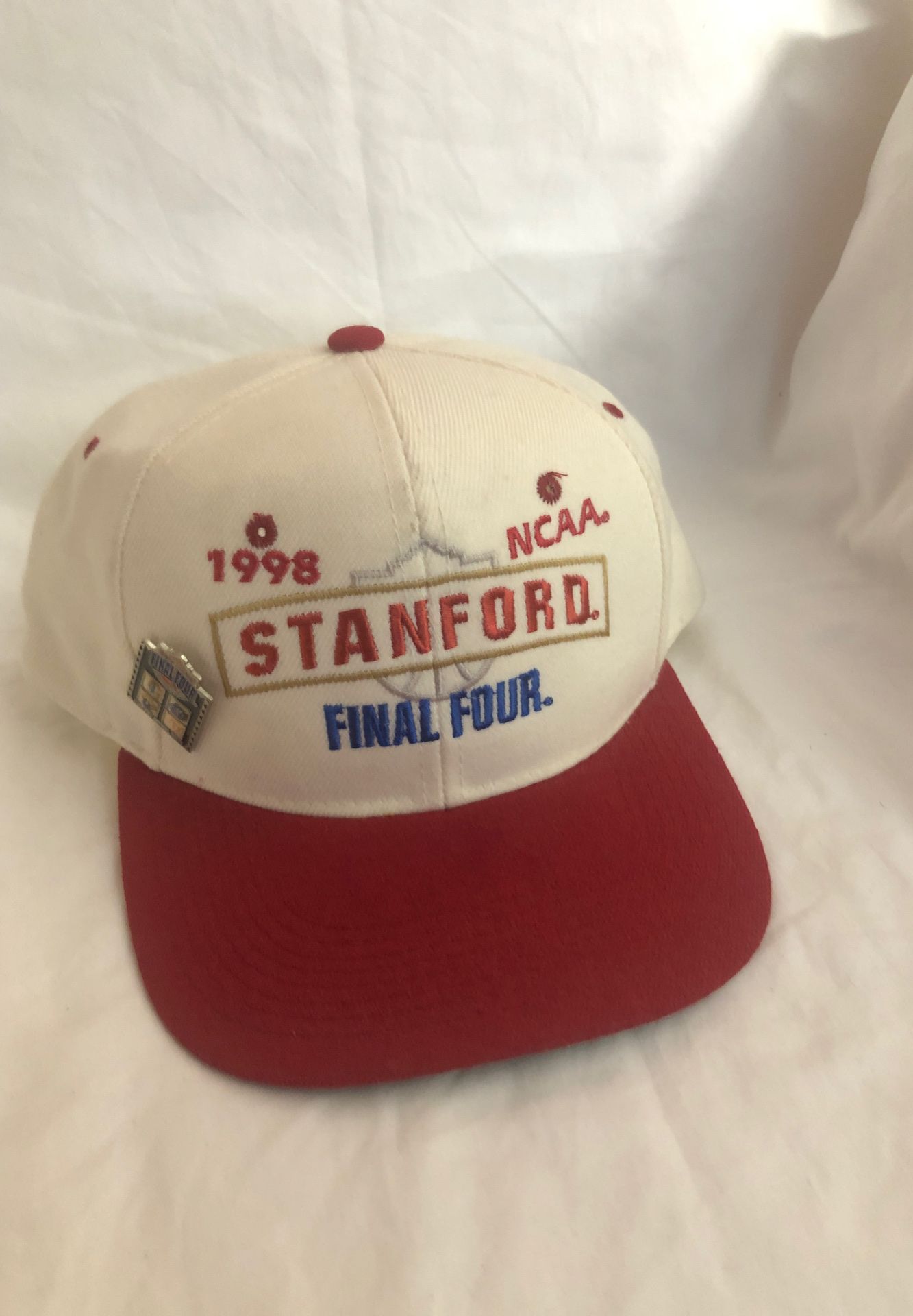 1998 NCAA Stanford Final Four SnapBack with pin