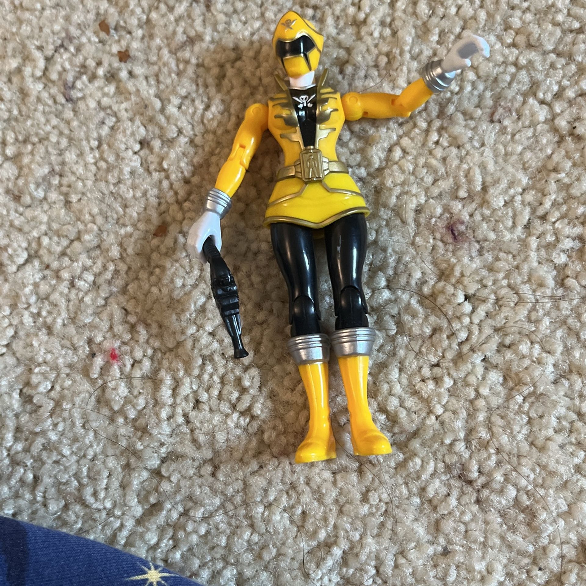 2013 Gia Moran Yellow Ranger 4.75" Action Figure Power Range