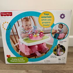 Fisher Price Booster w/snap-on tray