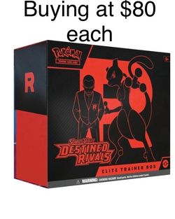 Buying Destined Rivals ETB’s 80/per