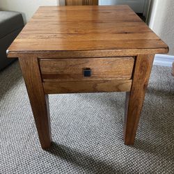 Solid Wood End Table