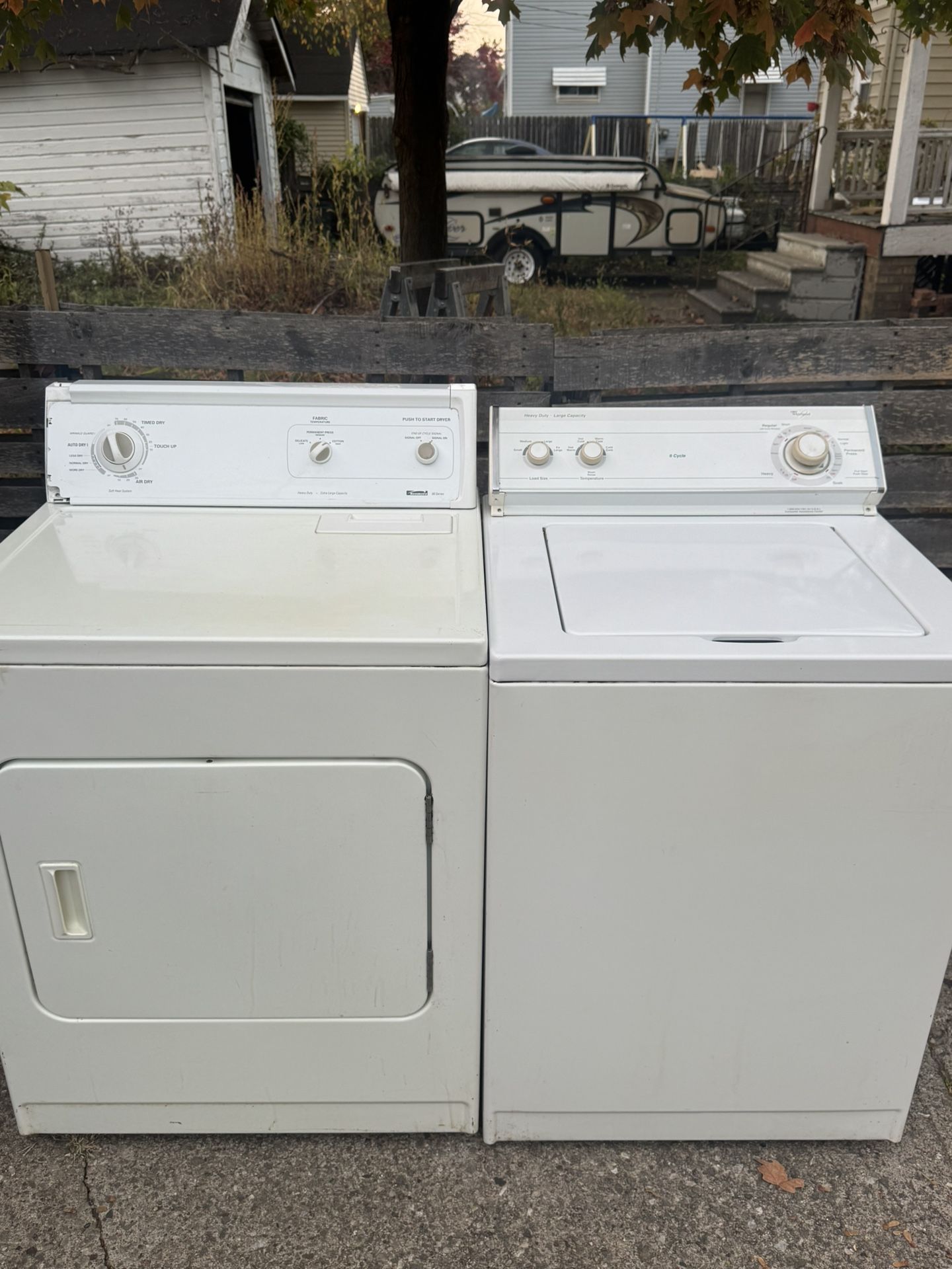 Washer & Electric Dryer set
