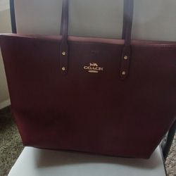 Coach Maroon Red Purse