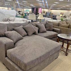 ELEGANT Living Room Sectional Couch XL ONLY $1 DOWN