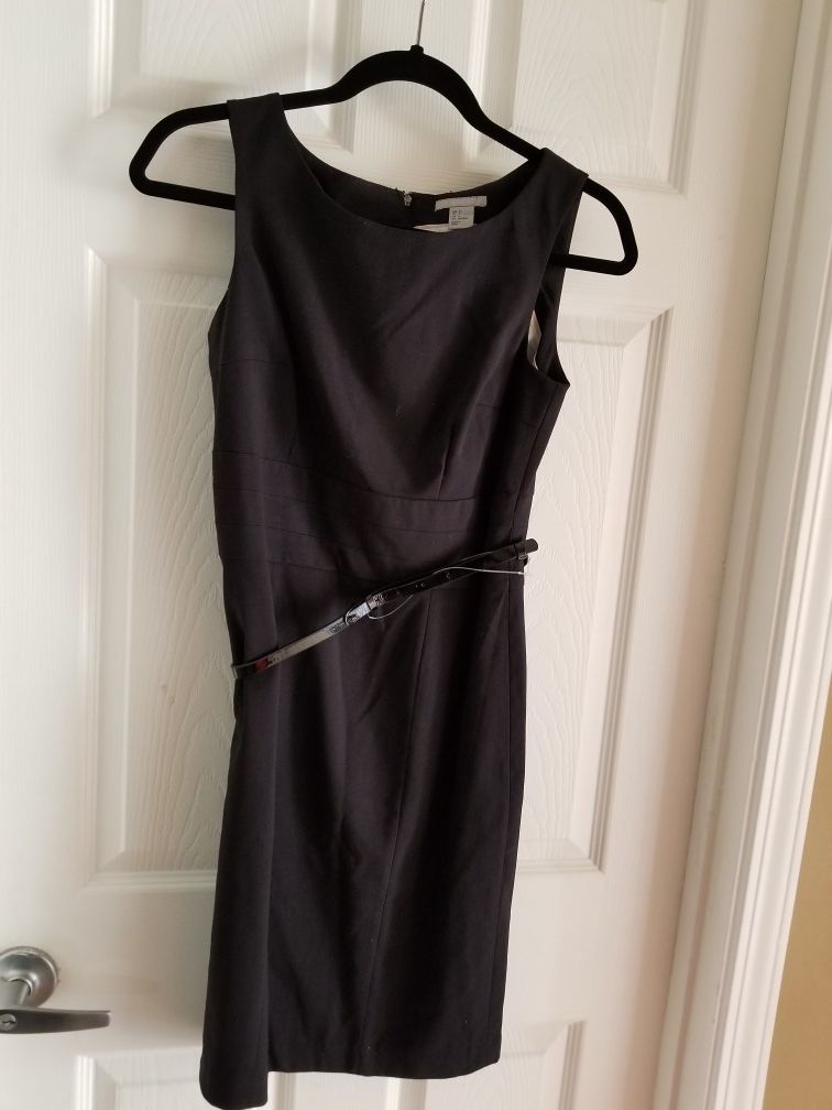 H&M black dress size 6