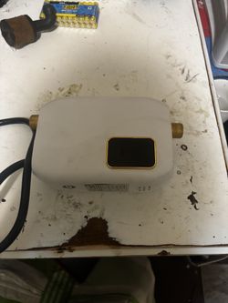 electric tankless water heater designed for under-sink installation