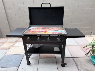 NEW Nexgrill Daytona 4-Burner Flat Top Griddle Propane Gas Grill