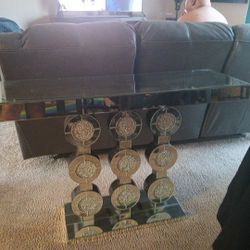 Glass  Sofa Table