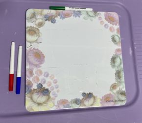 Dry eraser board with markers All For $3