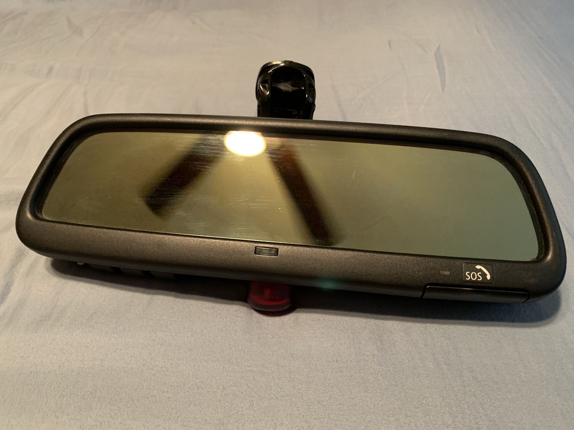 BMW E46 E39 REAR VIEW MIRROR. SOS. AUTO DIM. HOMELINK. ALARM.