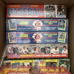 🔥 MLB Vintage baseball box Trading Cards 