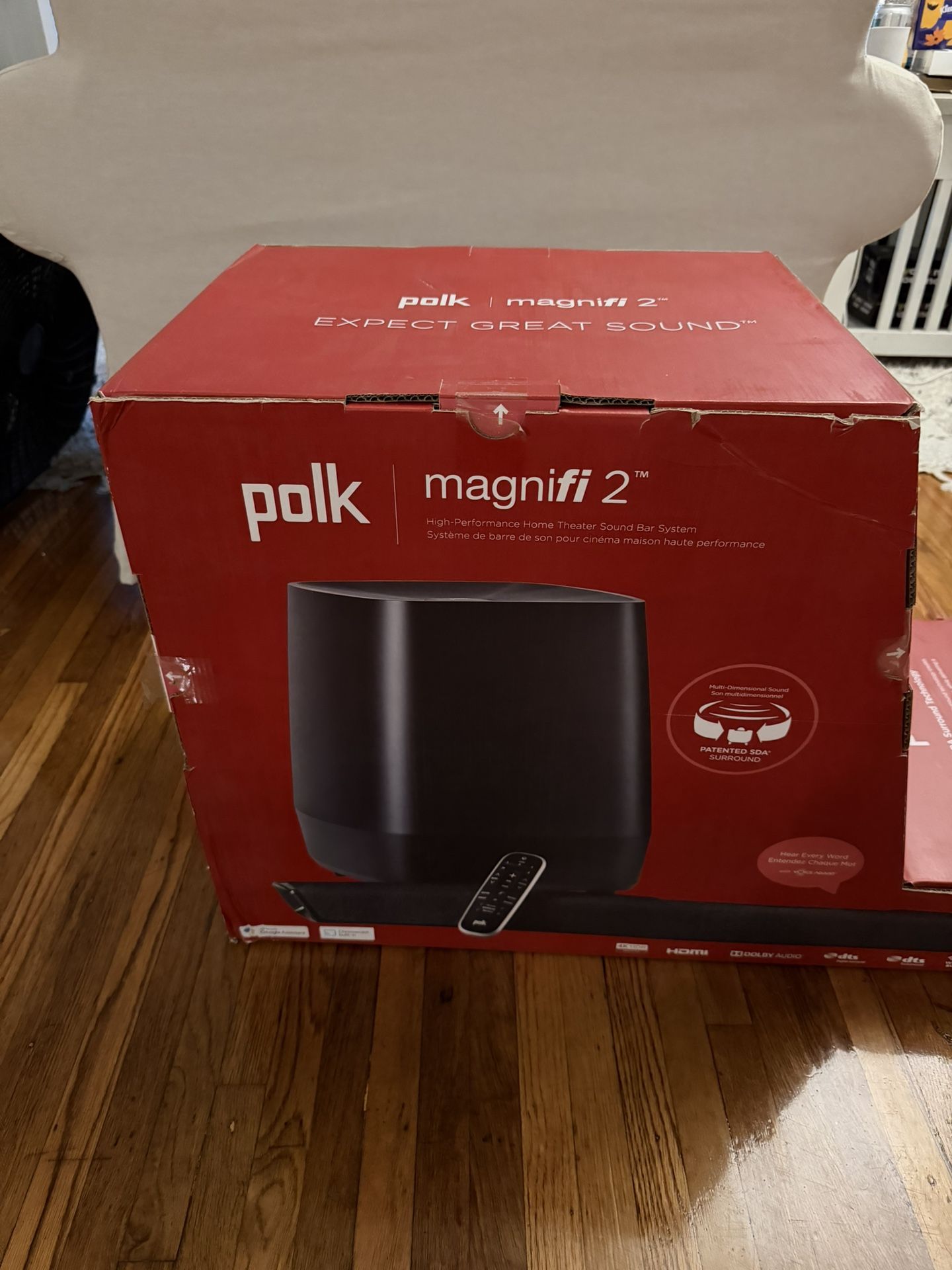 Polk Soundbar And Subwoofer