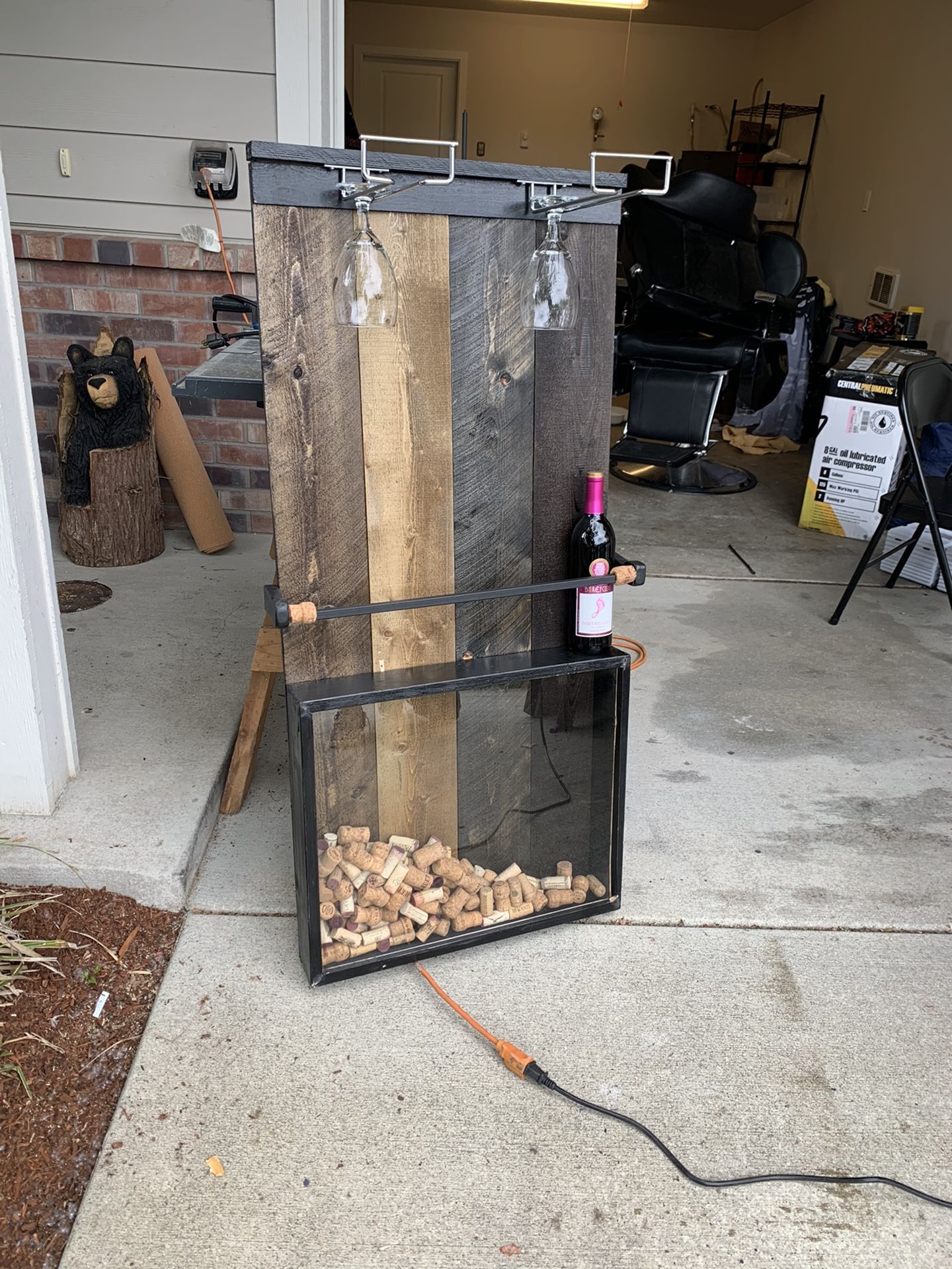 Hand craft wine rack