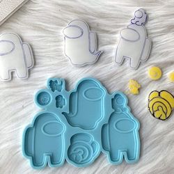 Large Bundle Set Resin Crafting Various Key Chain Molds