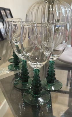 Christmas Wine Glass