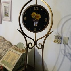 custom embroidered clock 6 foot tall