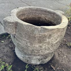 ⛏️Vintage Hand-Carved Stone Garden Planter⛏️
