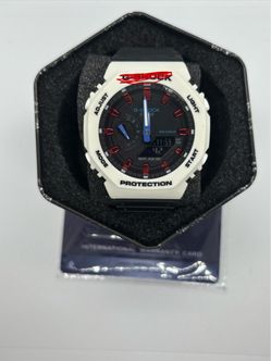 Casio G-Shock Ana-Digi Watch White Black