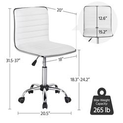 Chair leather very solid