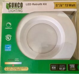 LED RETROFIT LIGHTING 5"/16". 