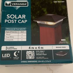 Outdoor Post Light Caps. 4x4