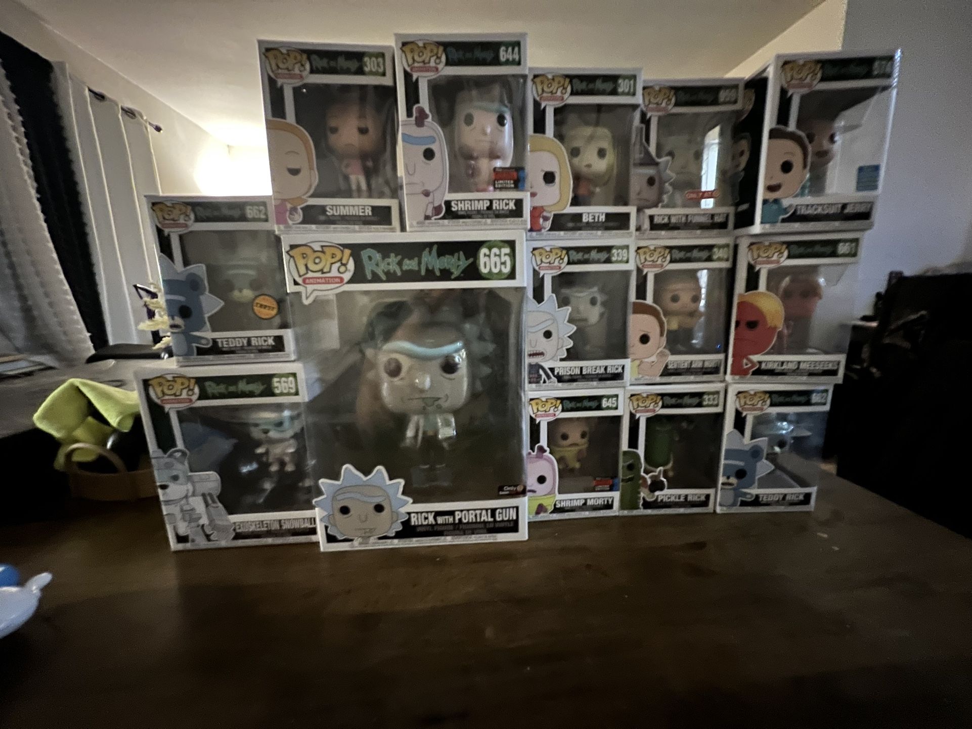 RICK AND MORTY FUNKO POPS BUNDLE