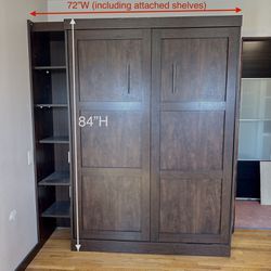 Murphy Bed With Shelving