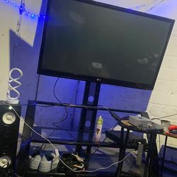 Tv stand and tv