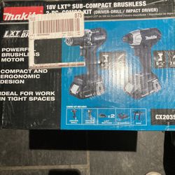 MAKITA 2PC 18V IMPACT/DRILL COMBO KIT