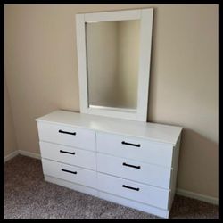 NEW DOUBLE DRESSER WITH MIRROR - ASSEMBLED 🛠️