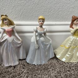 Vintage Disney Princess Ceramic Figurines 