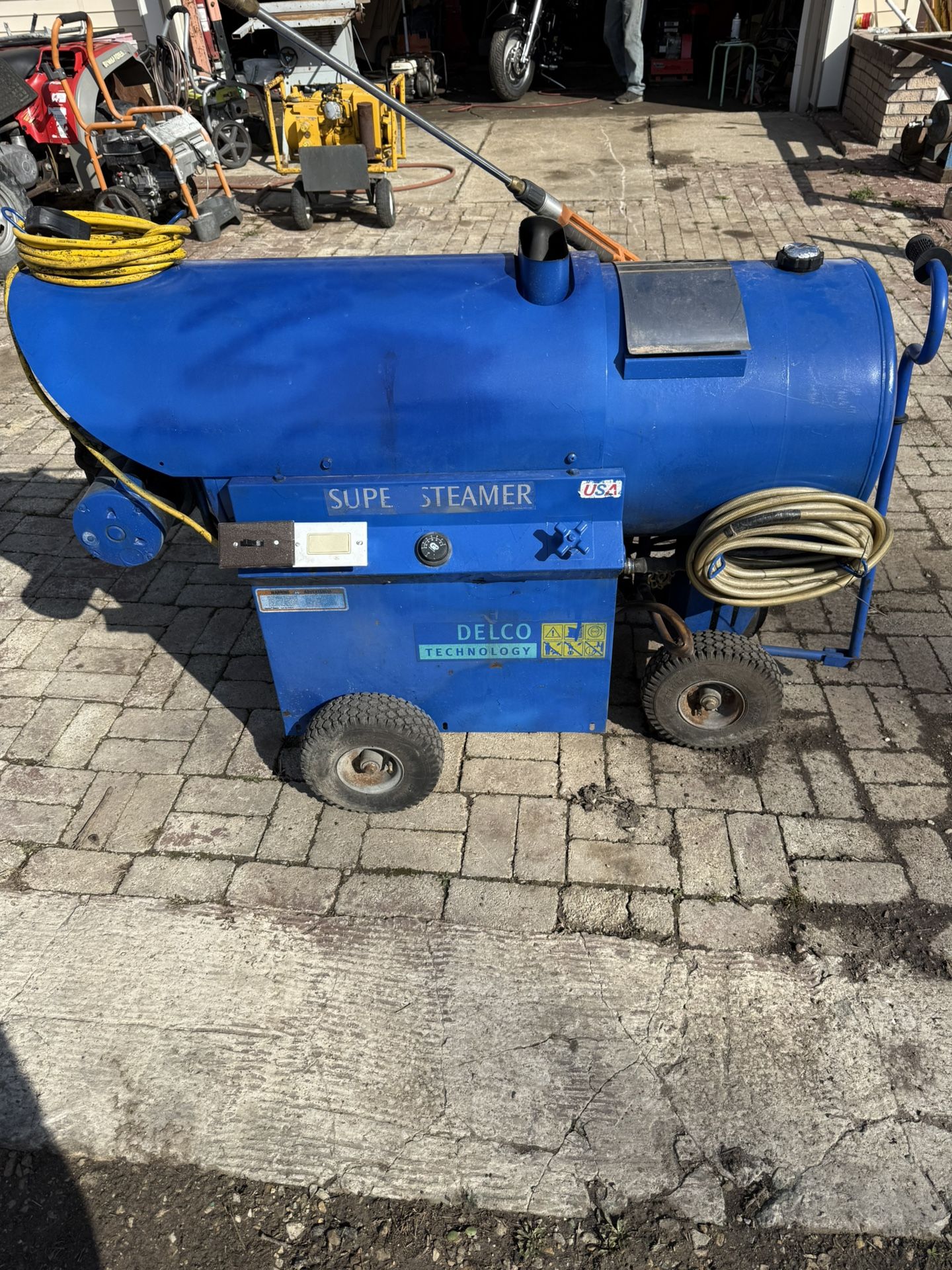 Delco super steamer heated Power washer
