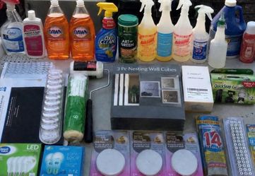 Household cleaning supplies