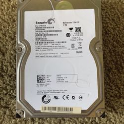2 HARD DRIVES - 1TB and 500GB 