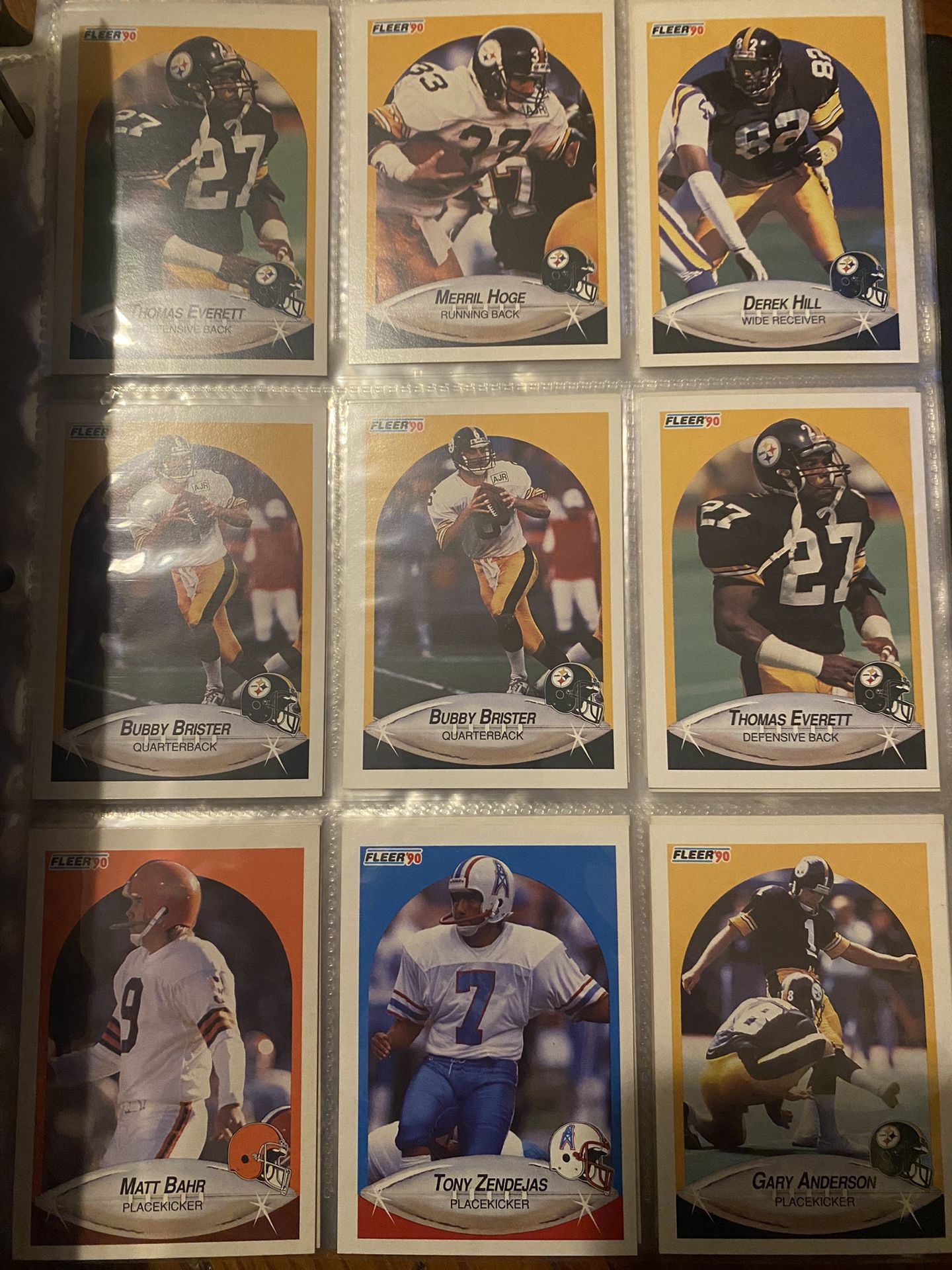 Football And Baseball Cards