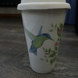 Ceramic Travel Cup With Lid