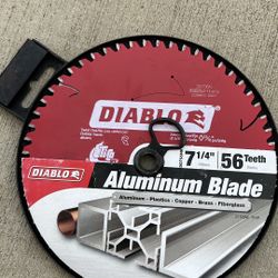Diablo 71/4 56 Teeth Aluminum Blade Brand New 
