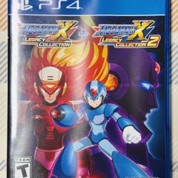 Mega Man X: Legacy Collection 1 + 2 - Sony PlayStation 4 With Case Tested