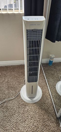 Arctic air tower fan with a/c system (works with water)