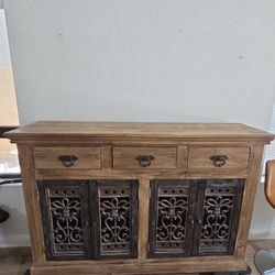Wooden Credenza Sideboard Buffet Potato Barn