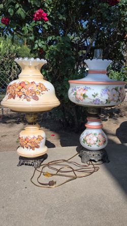 Vintage Hurricane Lamps