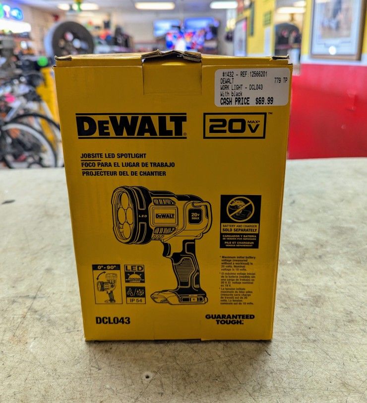 DeWalt Jobsite Worklight Dcl043