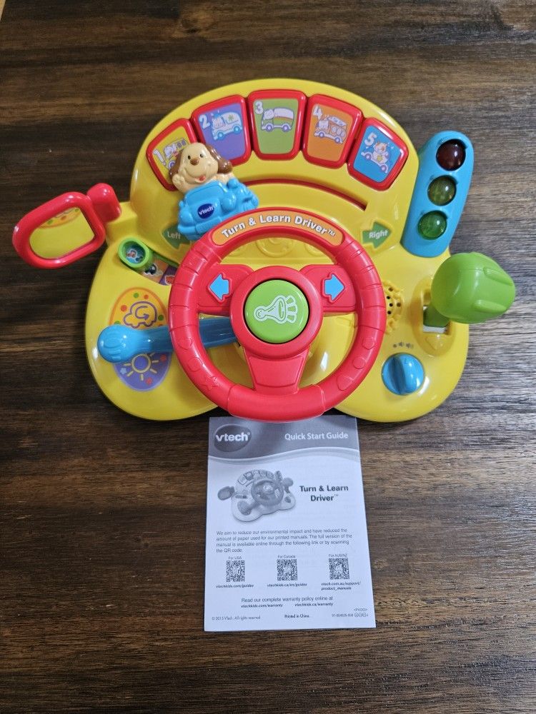 VTech Turn and Learn Driver, Yellow
