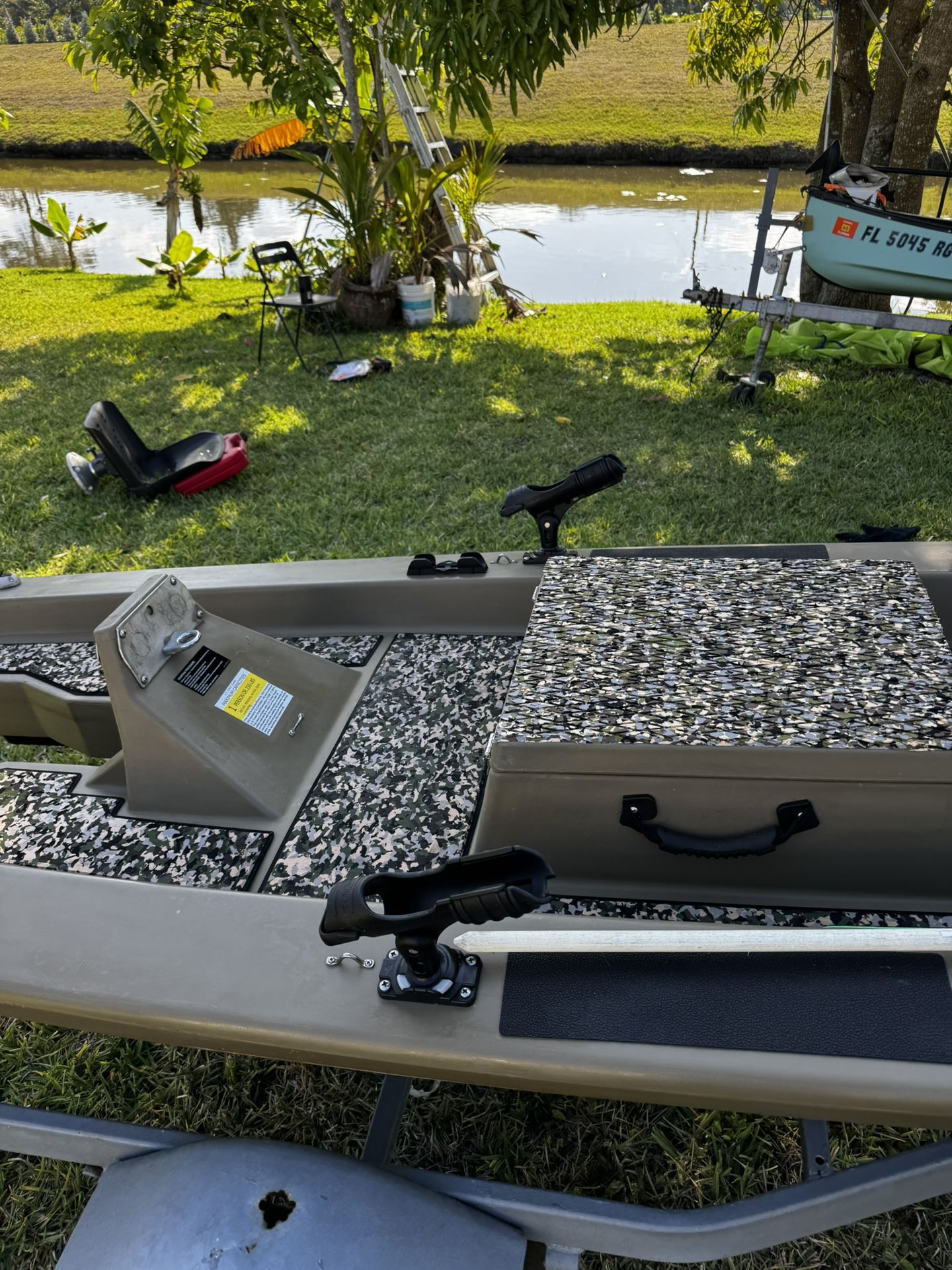 Solo Skiff Boat With Trailer negotiable Or Trade For 20 Or 25hp Outboard Motor Notting Old