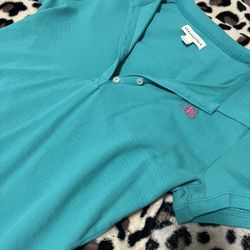 Blue And Pink Aeropostale polo shirt #preppy